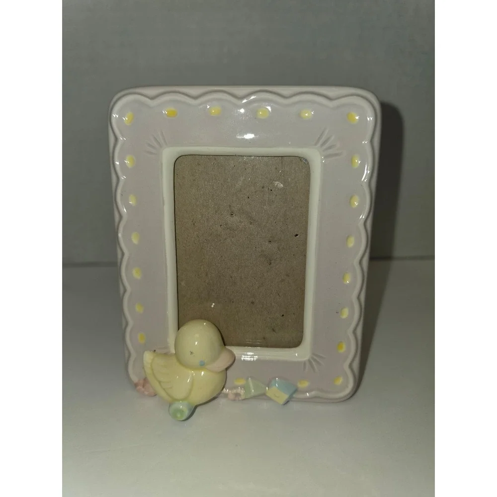 Vintage Baby duck photo‎ frame 3D 3 Dimensional pastel